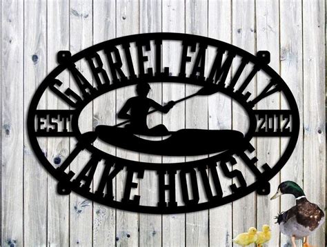 metal personalized lake house signs|personalized metal lake house signs.